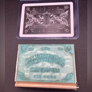 Decorative Rubber Stamp with Intricate Ouija Board Design - Halloween Stamp